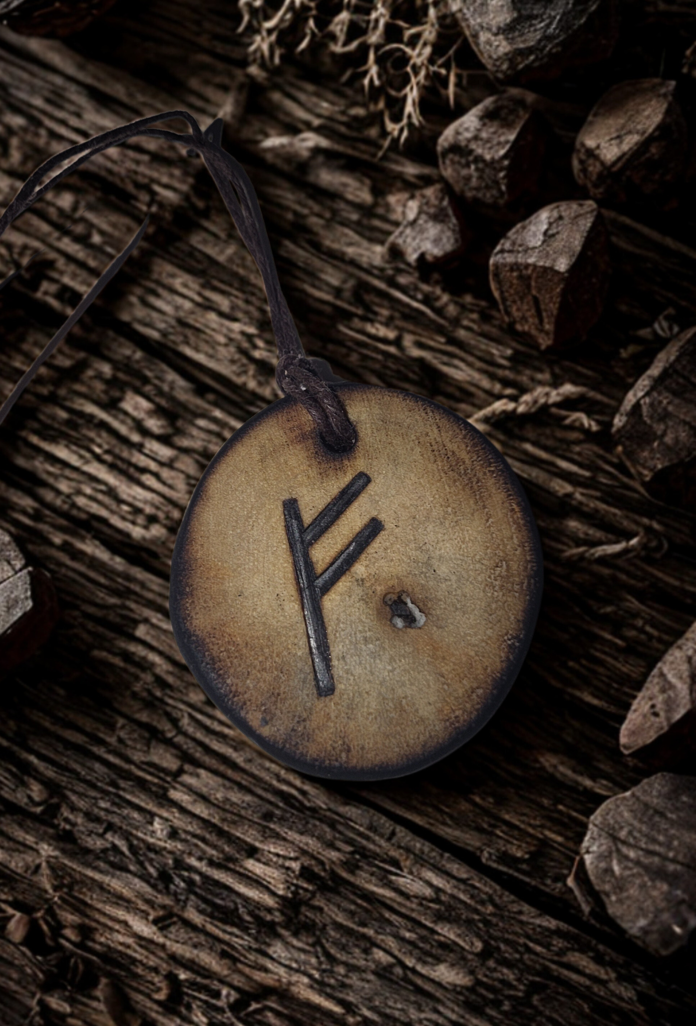 Fehu Rune Necklace – Wealth