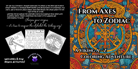 From Axes to Zodiac: A Viking A-Z Coloring Adventure