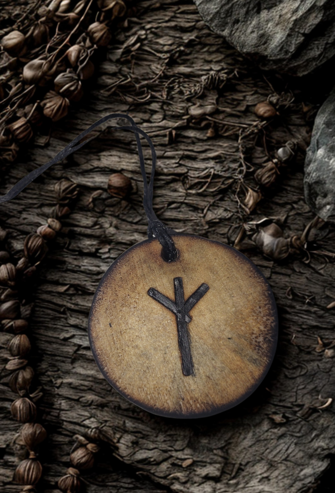 Elhaz Rune Necklace – Protection