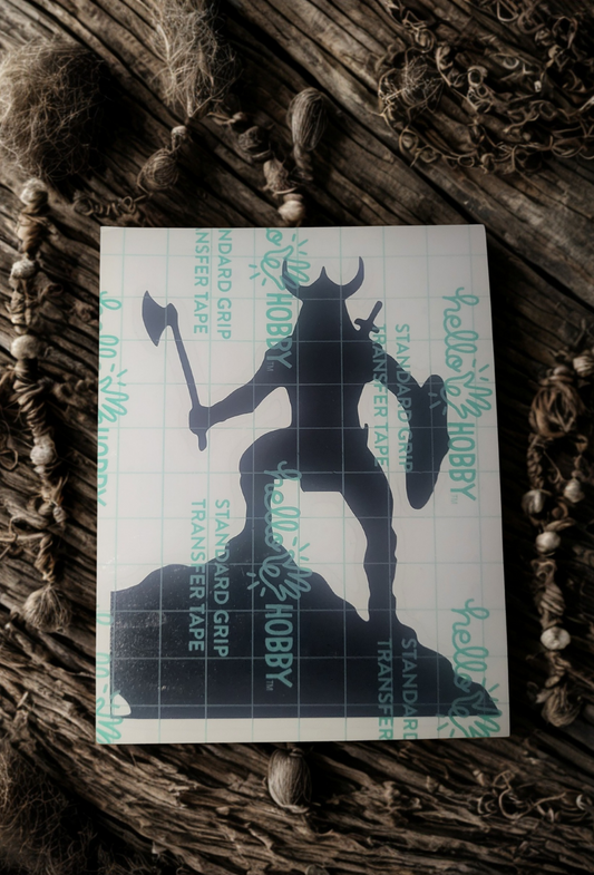 Viking Warrior Silhouette Sticker
